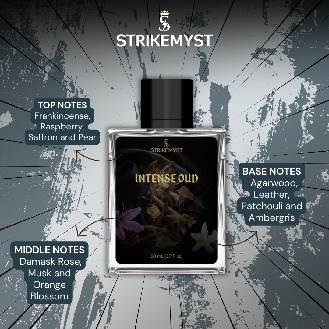 STRIKEMYST Intense Oud – The Soul of the Orient in a Bottle – 50 mL EDP