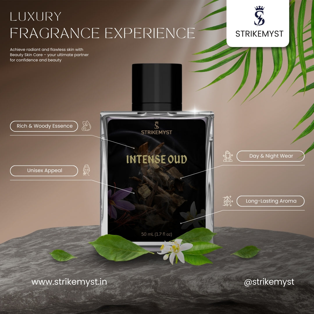 STRIKEMYST Intense Oud – The Soul of the Orient in a Bottle – 50 mL EDP
