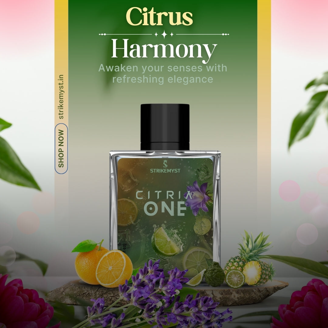 STRIKEMYST Citria One – Citrus Aromatic Eau de Parfum – 50 mL