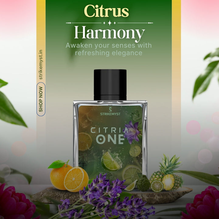 STRIKEMYST Citria One – Citrus Aromatic Eau de Parfum – 50 mL