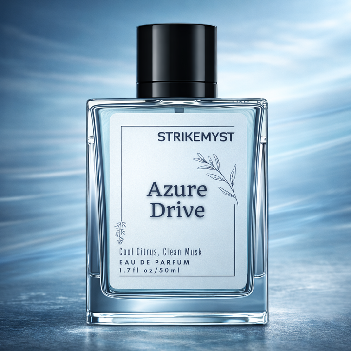 Azure Drive – Eau de Parfum for Men | Cool Mint, Aromatic Herbs & Smooth Woods