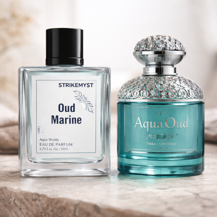 Oud Marine – Eau de Parfum (Unisex) | Marine Freshness, Aromatic Herbs & Smoky Woods