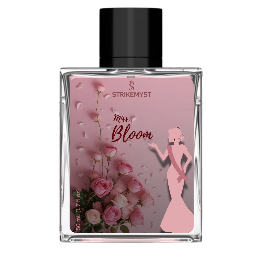 Miss. Bloom – Floral Rose Eau De Parfum for Women (50ml) | STRIKEMYST