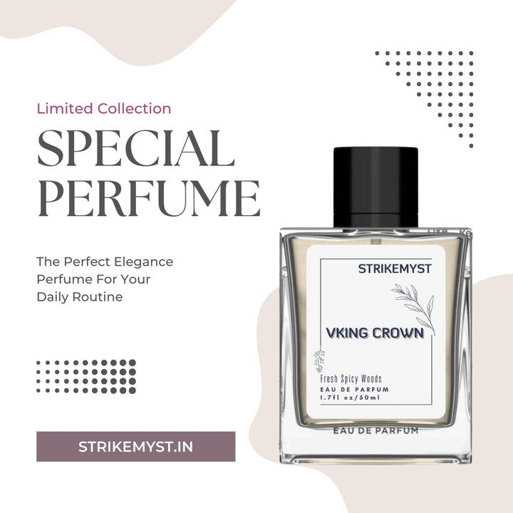 Vking Crown – Bold Woody Eau De Parfum for Men (50ml) | STRIKEMYST