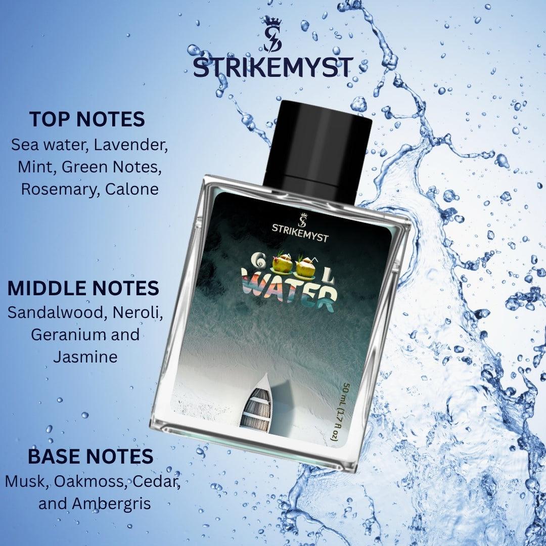 Cool Water – Aquatic Eau De Parfum for Men (50ml) | STRIKEMYST