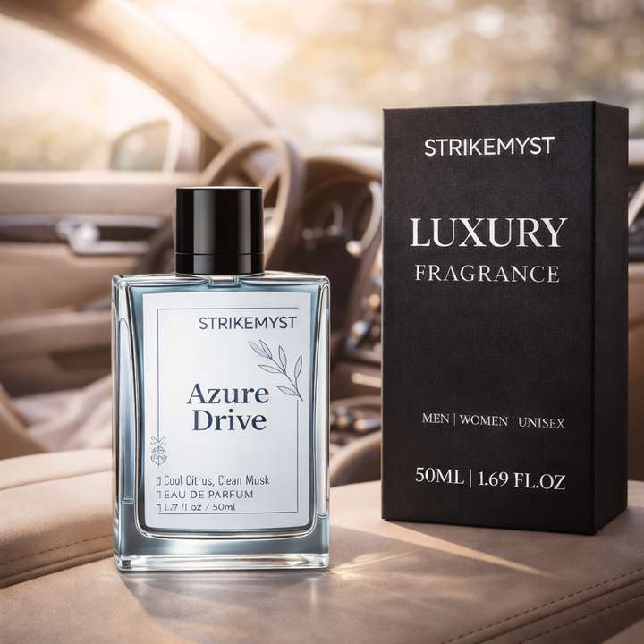 Azure Drive – Eau de Parfum for Men | Cool Mint, Aromatic Herbs & Smooth Woods