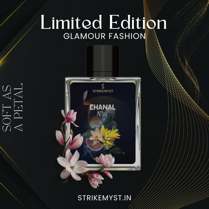 Strikemyst Chanal No. 5 Perfume – Limited Edition Floral Eau de Parfum for Women (50 mL)