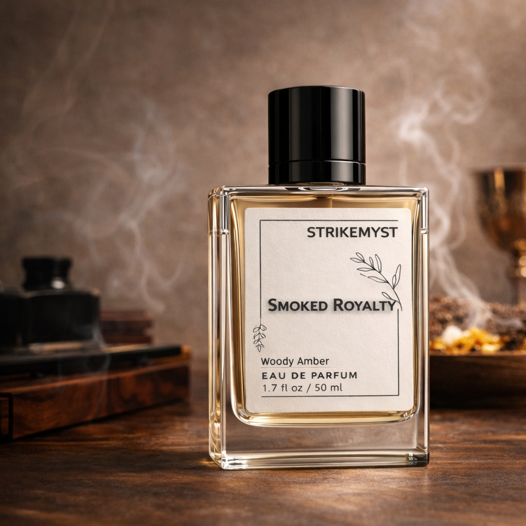 Smoked Royalty – Eau de Parfum (Unisex) | Inky Smoke, Dark Woods & Sacred Resin