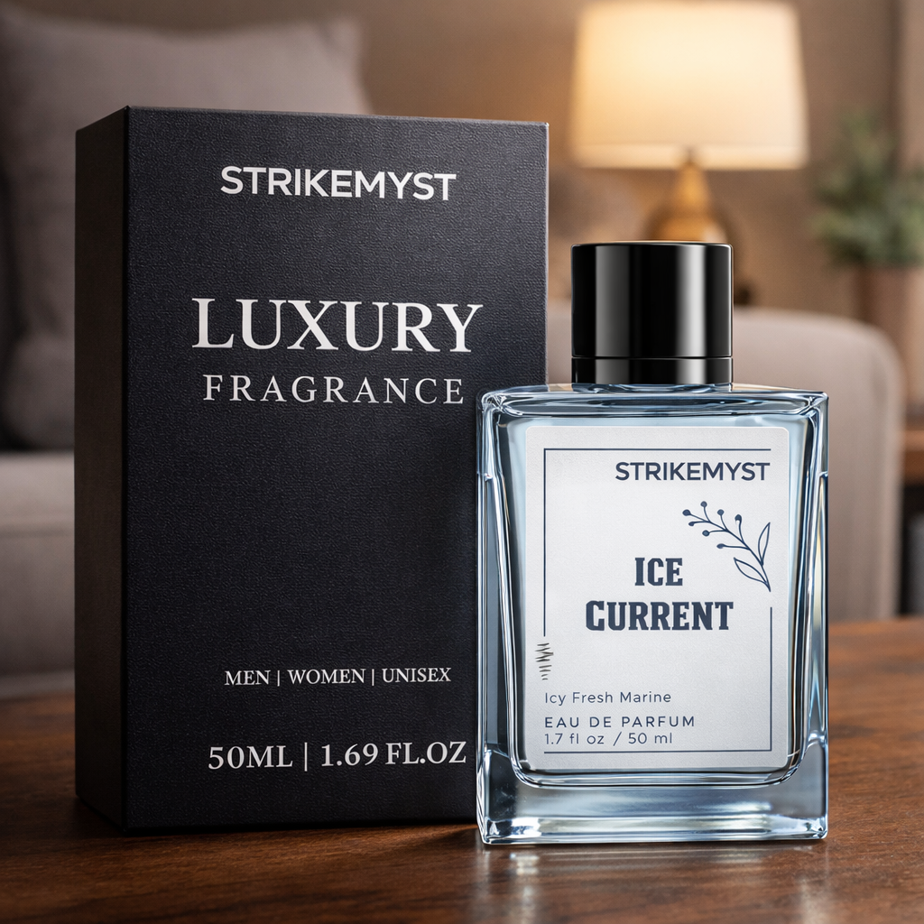 Ice Current – Eau de Parfum for Men | Icy Citrus, Aromatic Freshness & Woody Musk