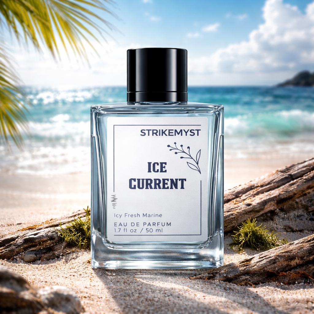 Ice Current – Eau de Parfum for Men | Icy Citrus, Aromatic Freshness & Woody Musk