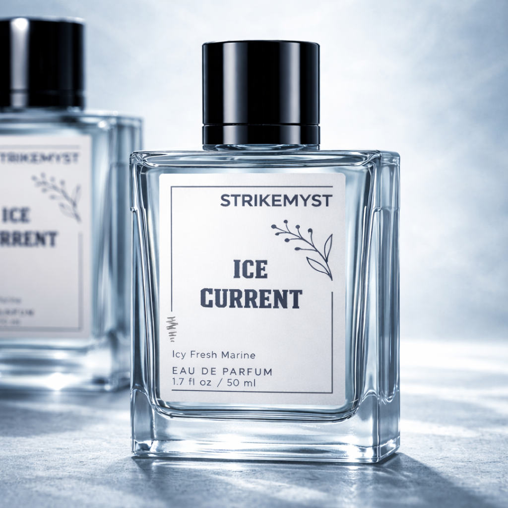 Ice Current – Eau de Parfum for Men | Icy Citrus, Aromatic Freshness & Woody Musk