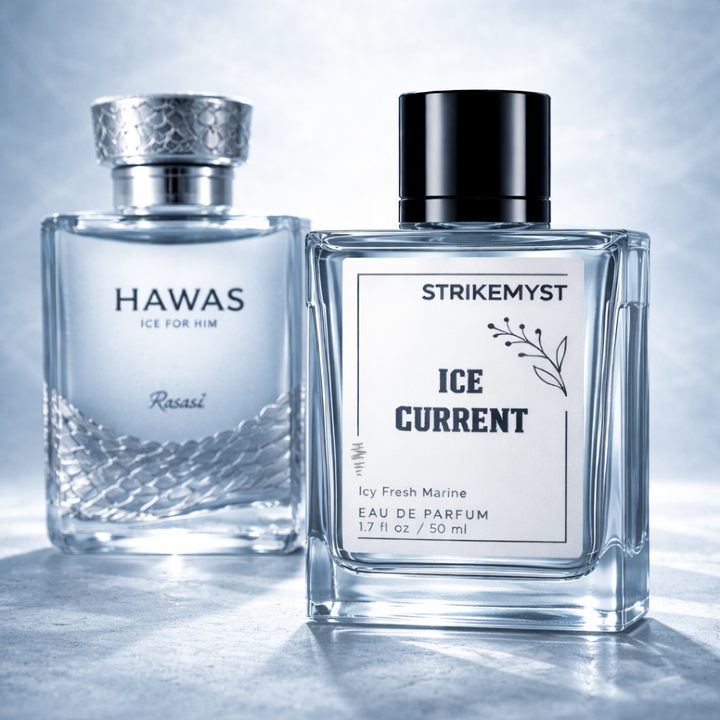 Ice Current – Eau de Parfum for Men | Icy Citrus, Aromatic Freshness & Woody Musk