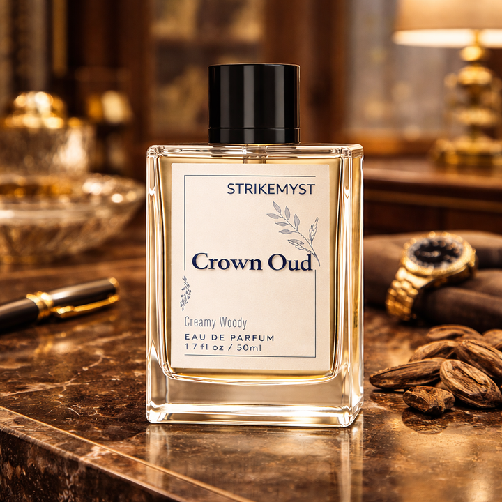 Crown Oud – Eau de Parfum (Unisex) | Bright Citrus, Velvet Iris & Royal Oud